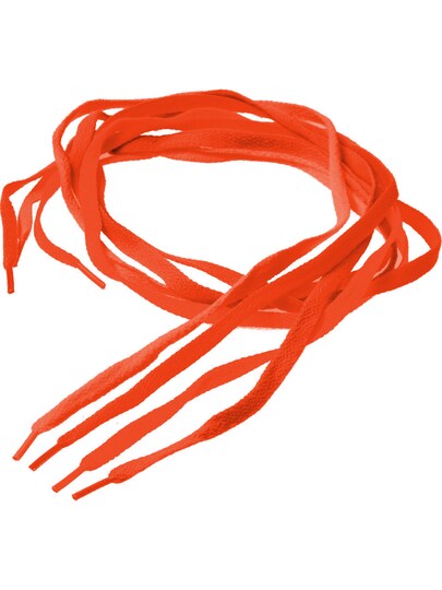 orange dress shoe laces Extra-wide orange shoelaces